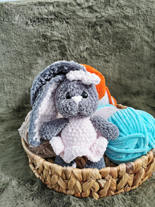 Handmade Amigurumi Plush Bunny Toy