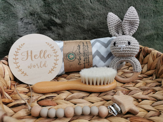 Baby Rattle Gift Set Hamper Bunny