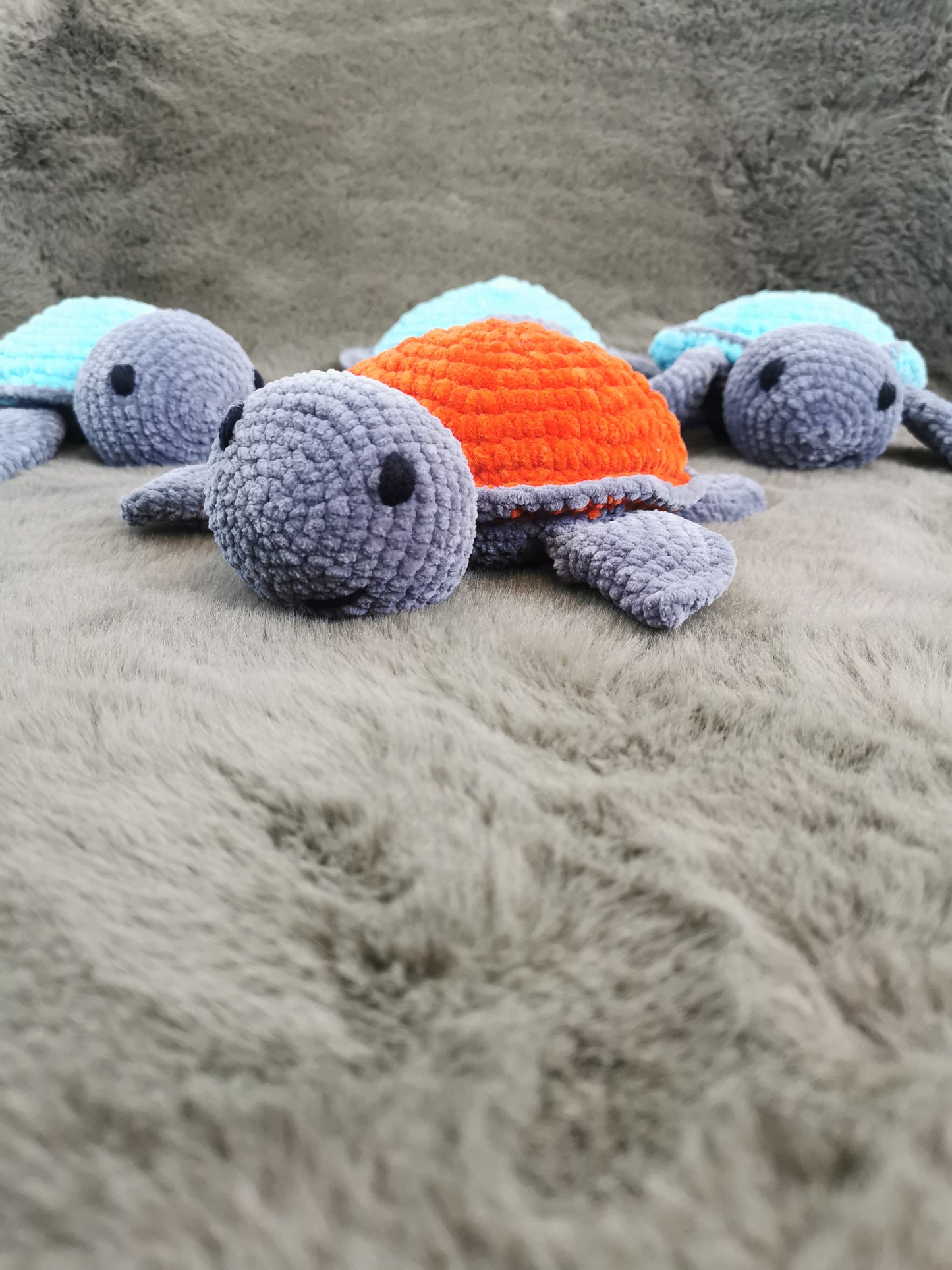 Handmade Amigurumi Plush Turtle Toy