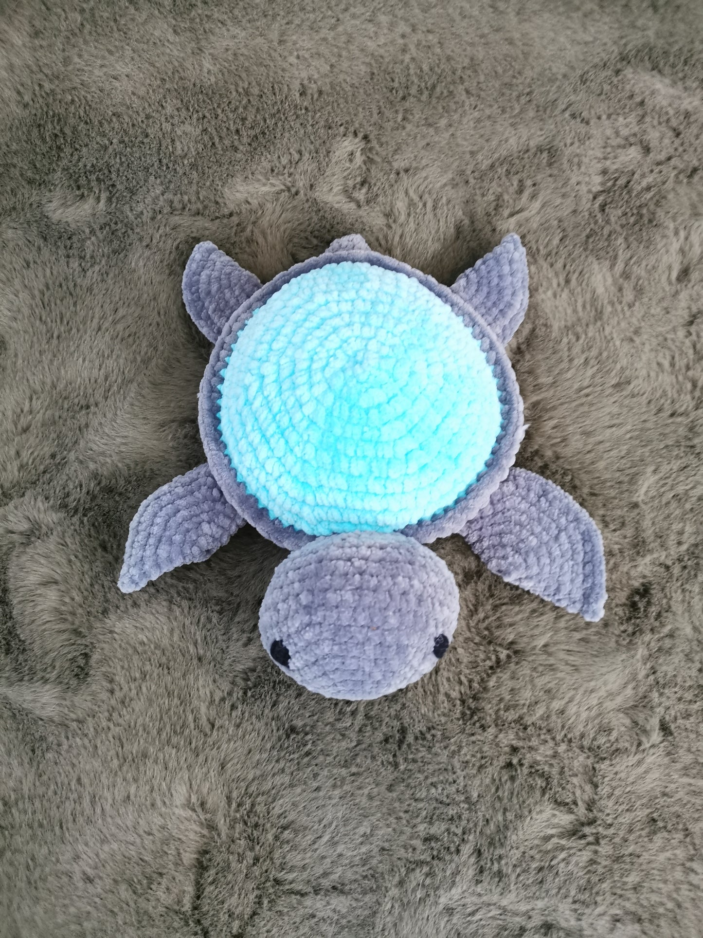 Handmade Amigurumi Plush Turtle Toy