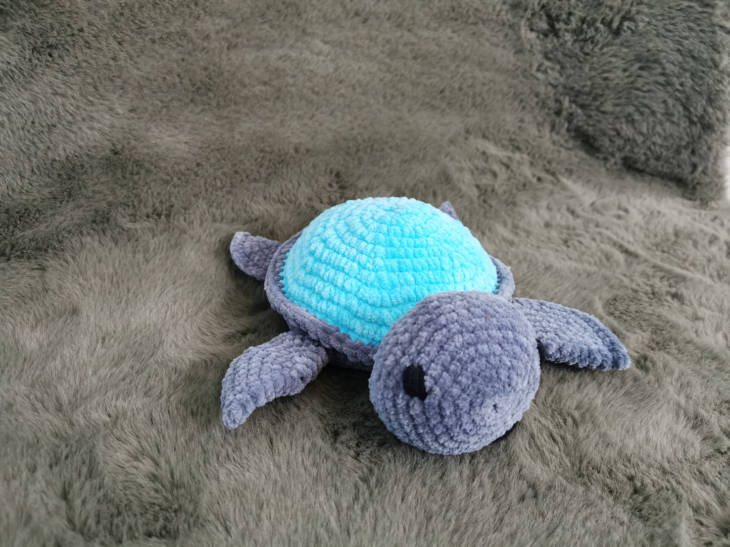 Handmade Amigurumi Plush Turtle Toy