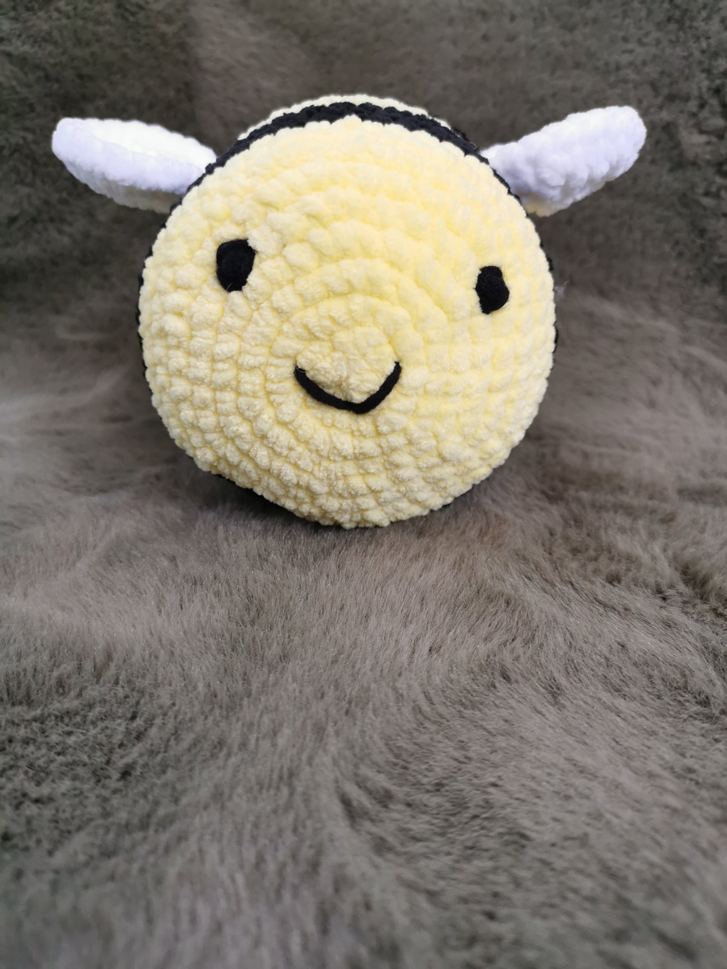 Handmade Amigurumi Plush Bumble Bee Toy