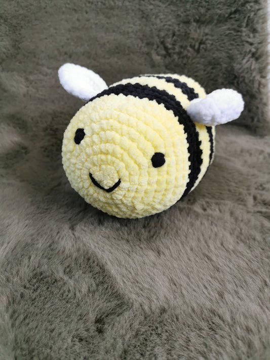 Handmade Amigurumi Plush Bumble Bee Toy