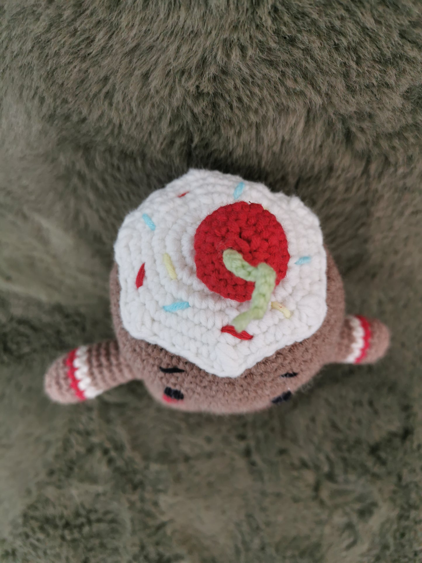 Handmade Amigurumi Gingerbread man