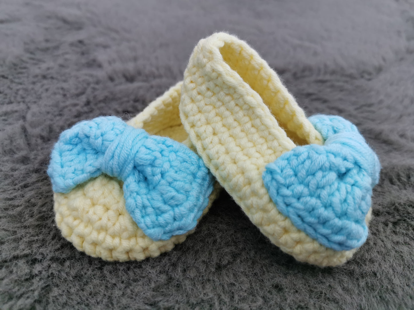 Handmade Crochet Baby Girl Shoes