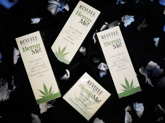 Refreshing Luxury Gift Set - Revuele "Hemp me" with Hemp oil